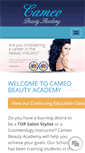 Mobile Screenshot of cameobeautyacademy.com